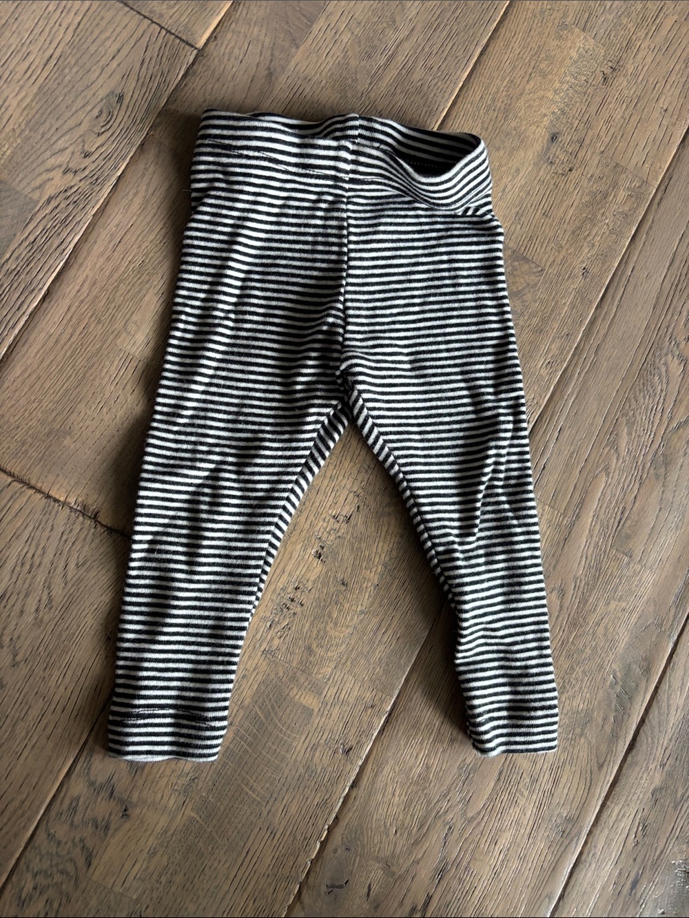 Tea Collection Black & White Striped Kids Leggings